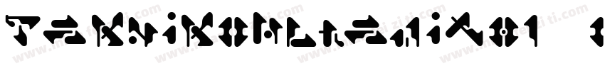 TeknikohlRemix01  Oblique字体转换